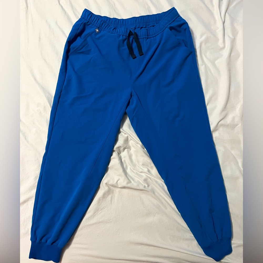Figs Mens Tansen Jogger Scrub Pants, Size L, Royal Blue